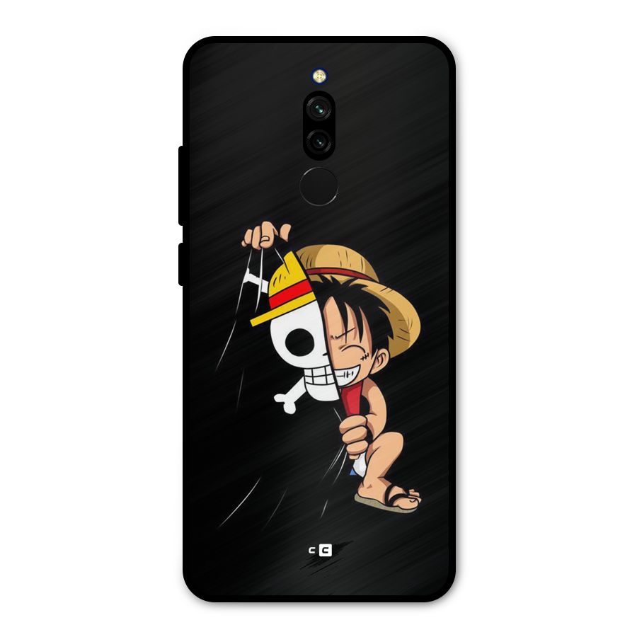 Pirate Luffy Metal Back Case for Redmi 8