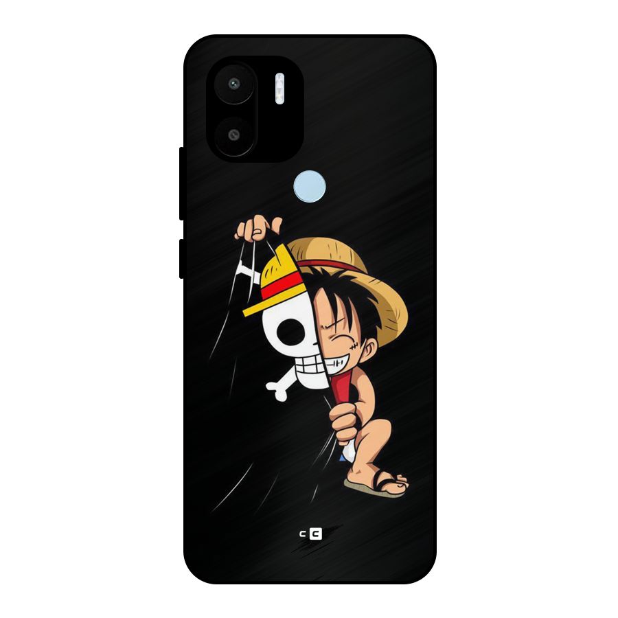 Pirate Luffy Metal Back Case for Redmi A2 Plus