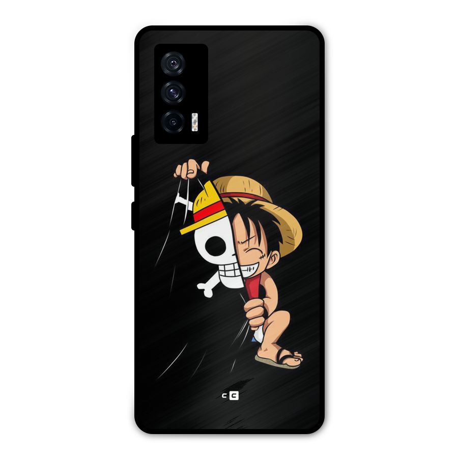 Pirate Luffy Metal Back Case for iQOO 7 5G