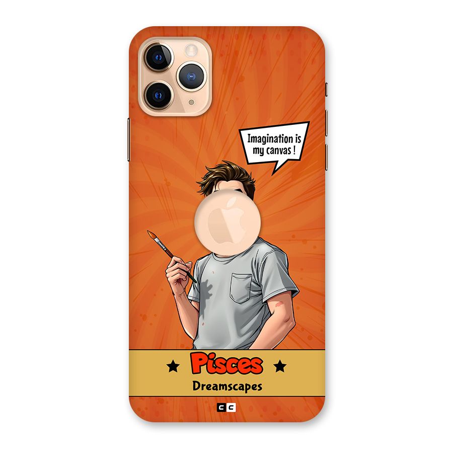 Pisces Dreamer Back Case for iPhone 11 Pro Max Logo Cut
