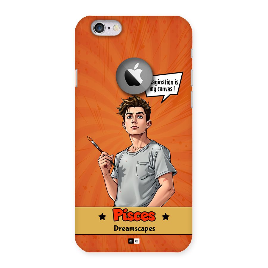 Pisces Dreamer Back Case for iPhone 6 Logo Cut