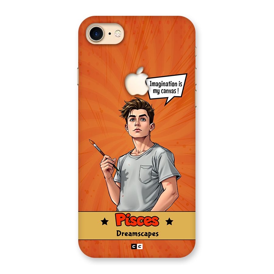 Pisces Dreamer Back Case for iPhone 7 Apple Cut