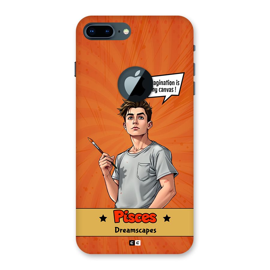 Pisces Dreamer Back Case for iPhone 7 Plus Logo Cut