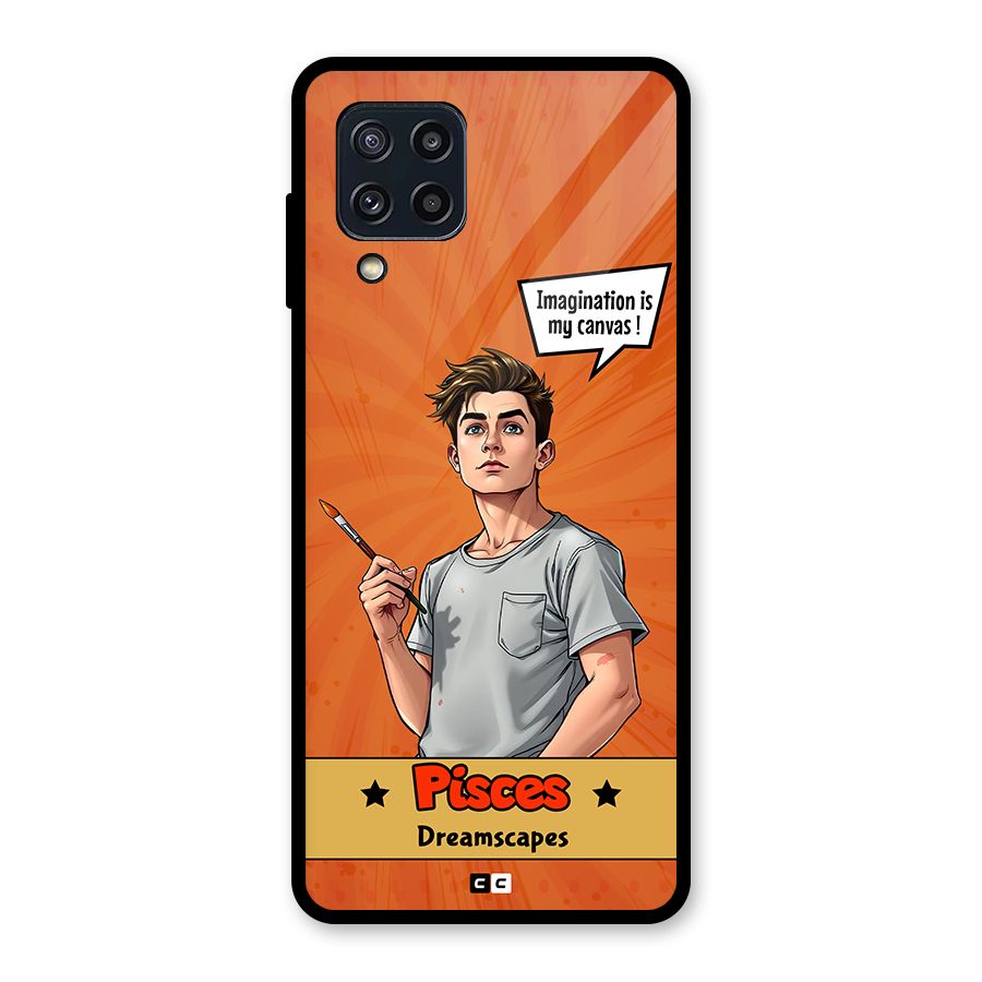 Pisces Dreamer Glass Back Case for Galaxy M32