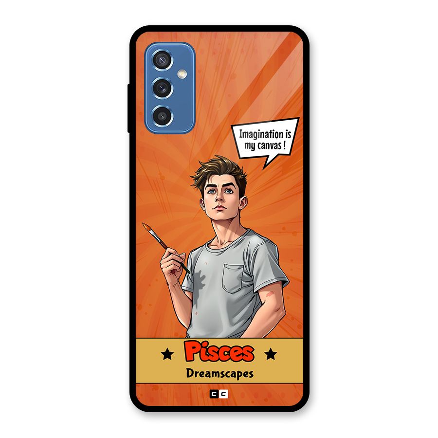 Pisces Dreamer Glass Back Case for Galaxy M52 5G