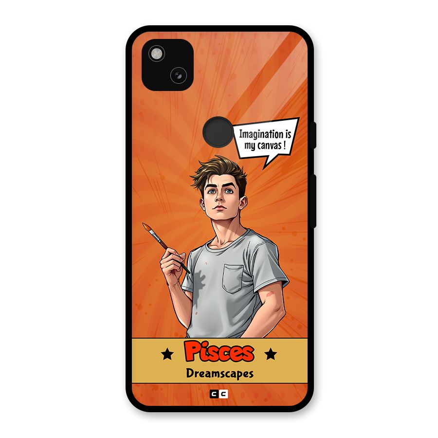 Pisces Dreamer Glass Back Case for Google Pixel 4a