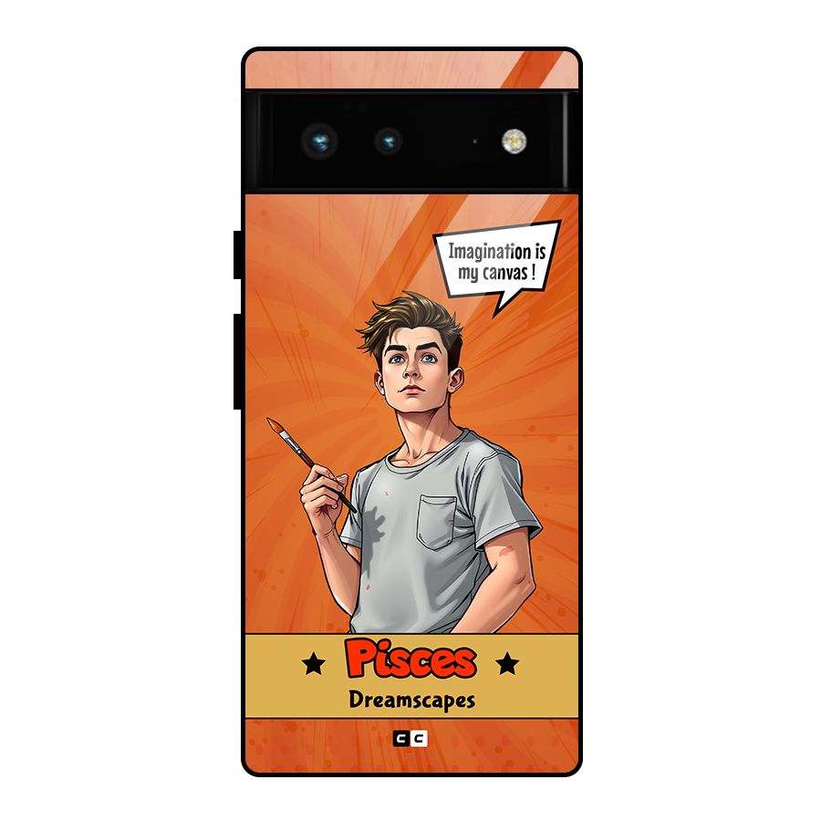 Pisces Dreamer Glass Back Case for Google Pixel 6
