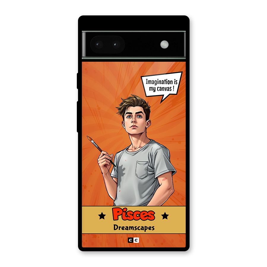 Pisces Dreamer Glass Back Case for Google Pixel 6a