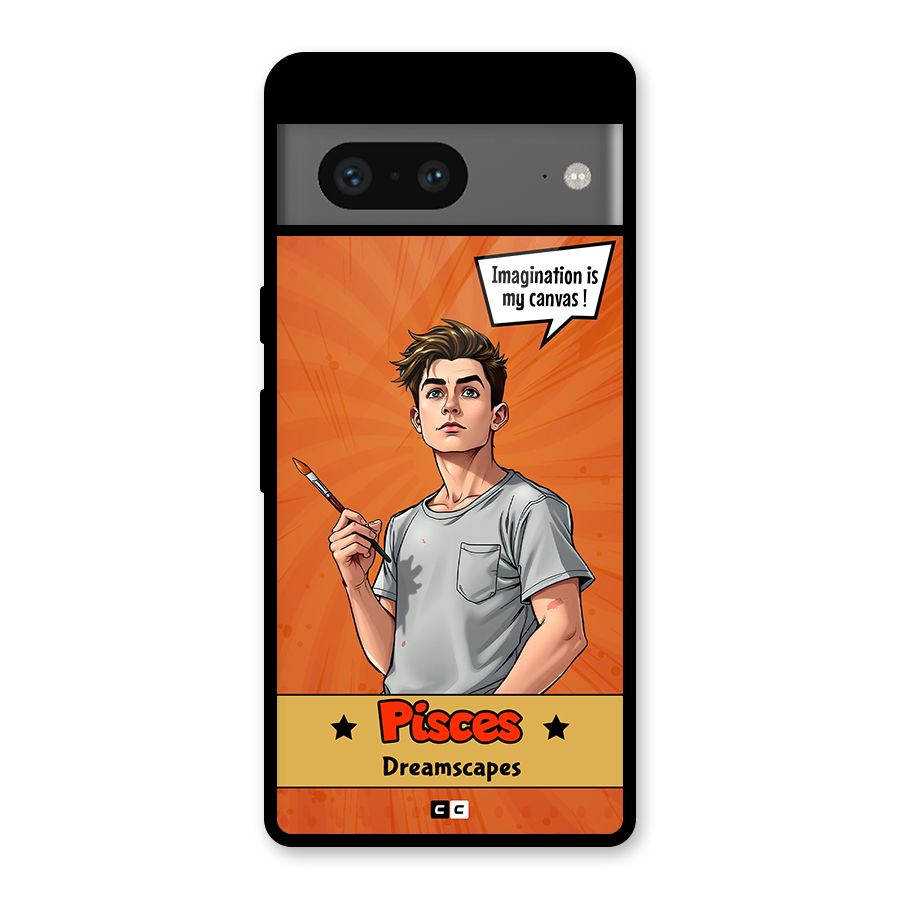 Pisces Dreamer Glass Back Case for Google Pixel 7