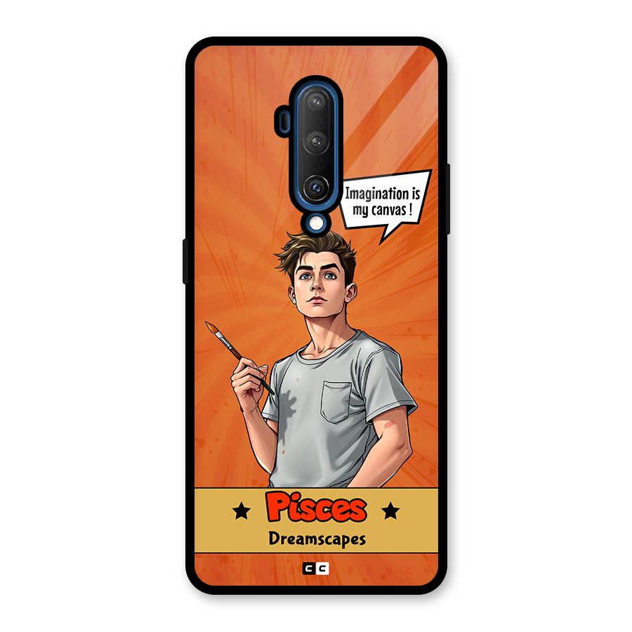 Pisces Dreamer Glass Back Case for OnePlus 7T Pro