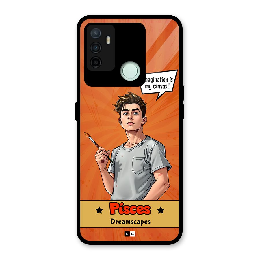 Pisces Dreamer Glass Back Case for Oppo A53