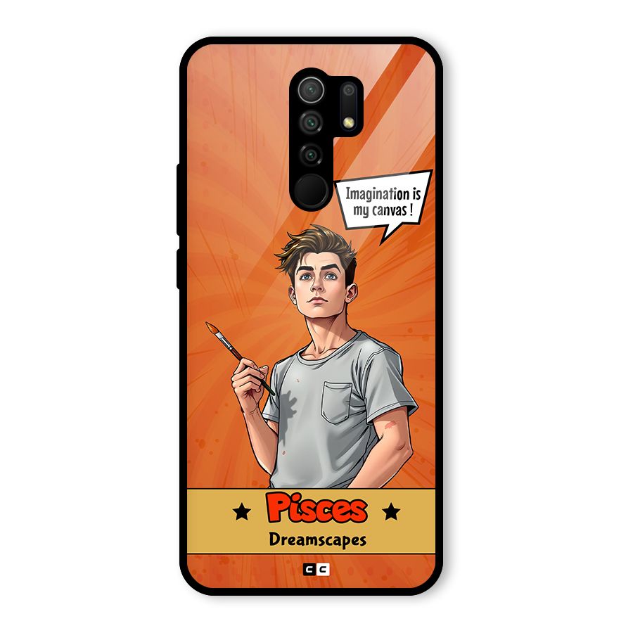 Pisces Dreamer Glass Back Case for Poco M2