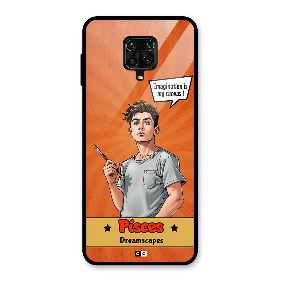 Pisces Dreamer Glass Back Case for Poco M2 Pro