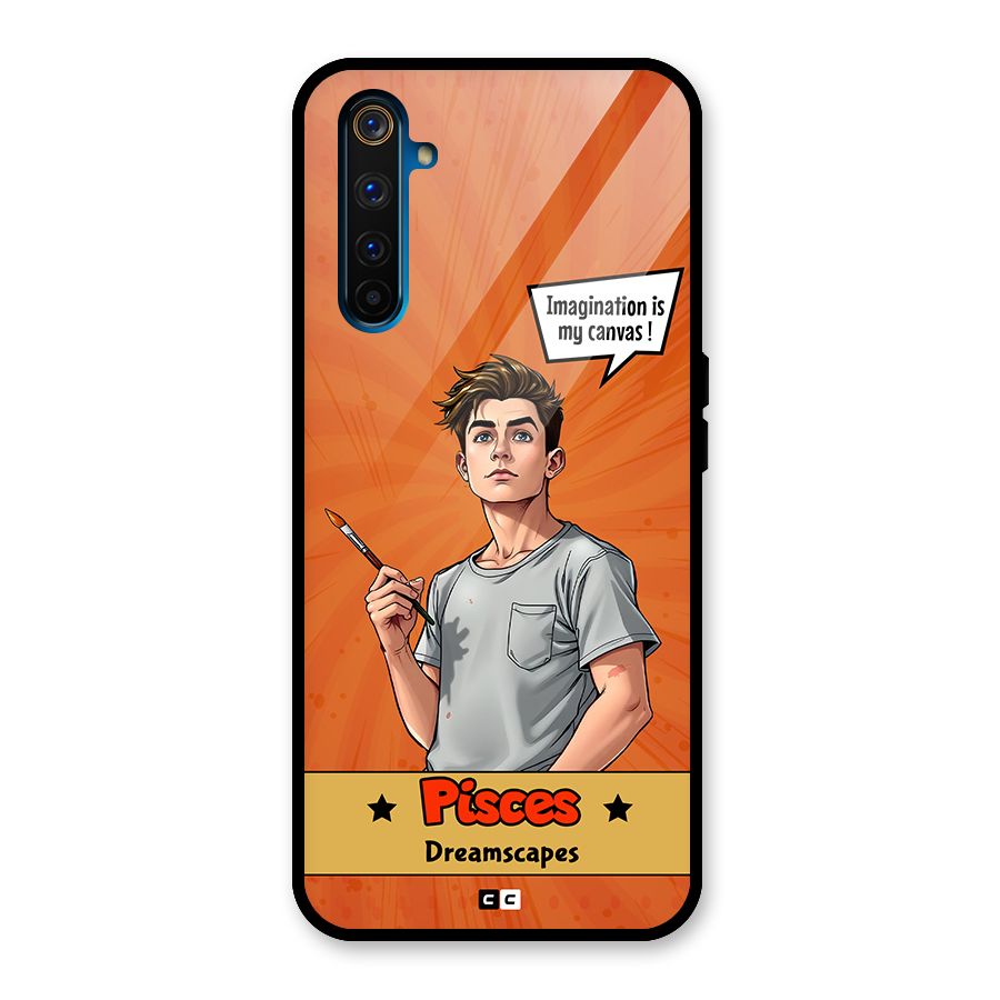 Pisces Dreamer Glass Back Case for Realme 6 Pro