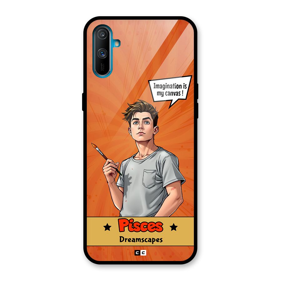 Pisces Dreamer Glass Back Case for Realme C3