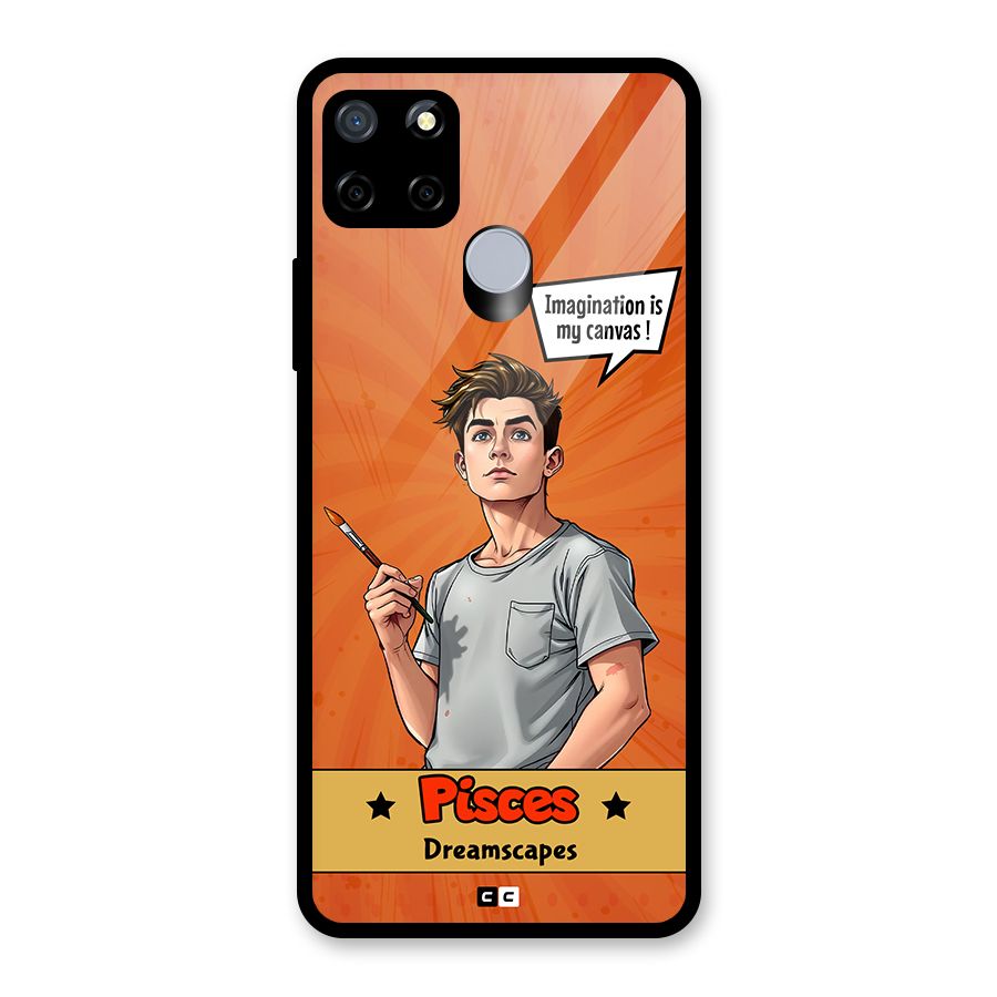 Pisces Dreamer Glass Back Case for Realme Narzo 20
