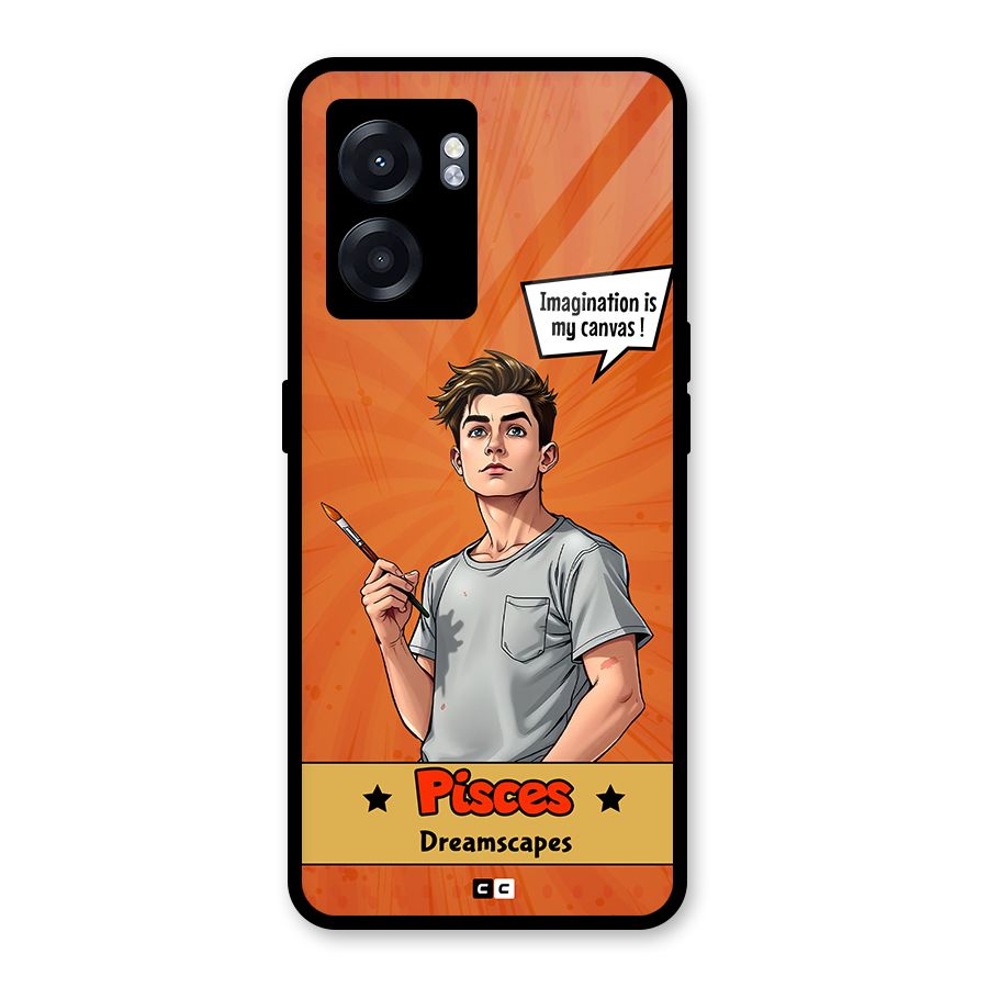 Pisces Dreamer Glass Back Case for Realme Narzo 50 5G