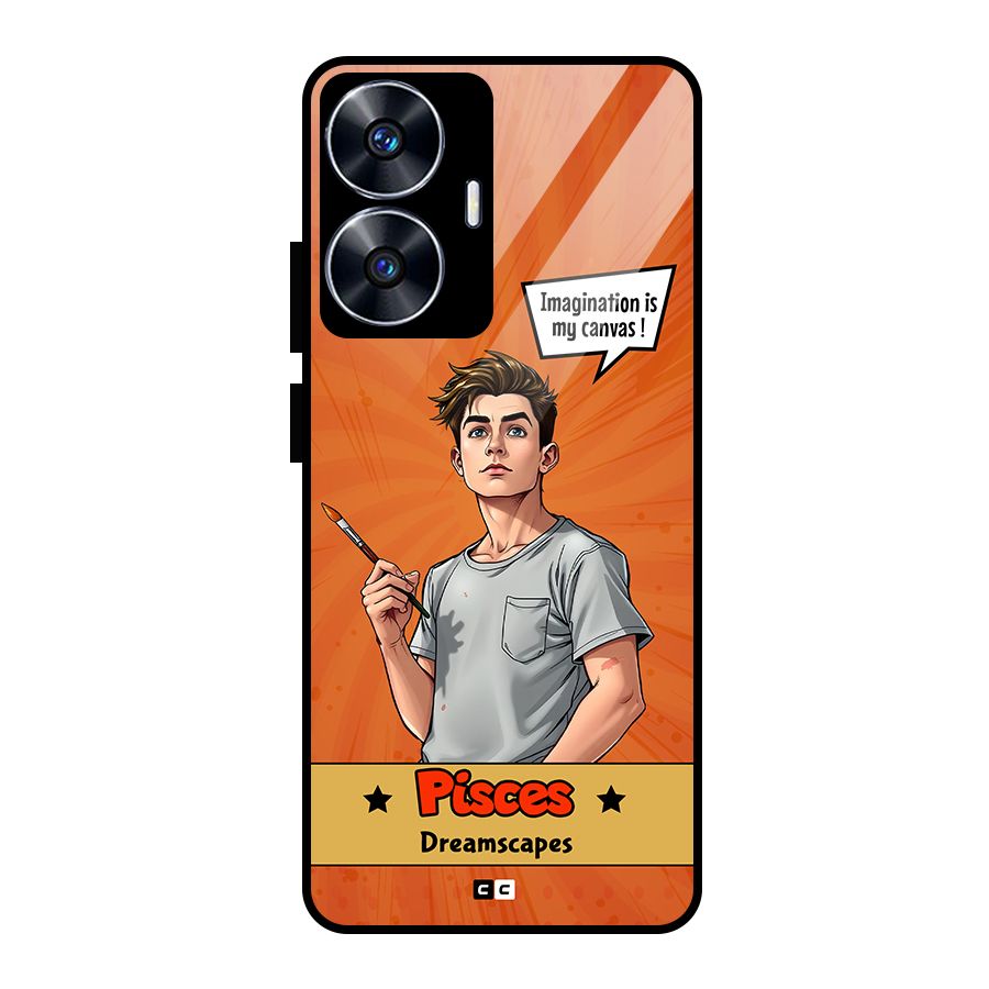 Pisces Dreamer Glass Back Case for Realme Narzo N55