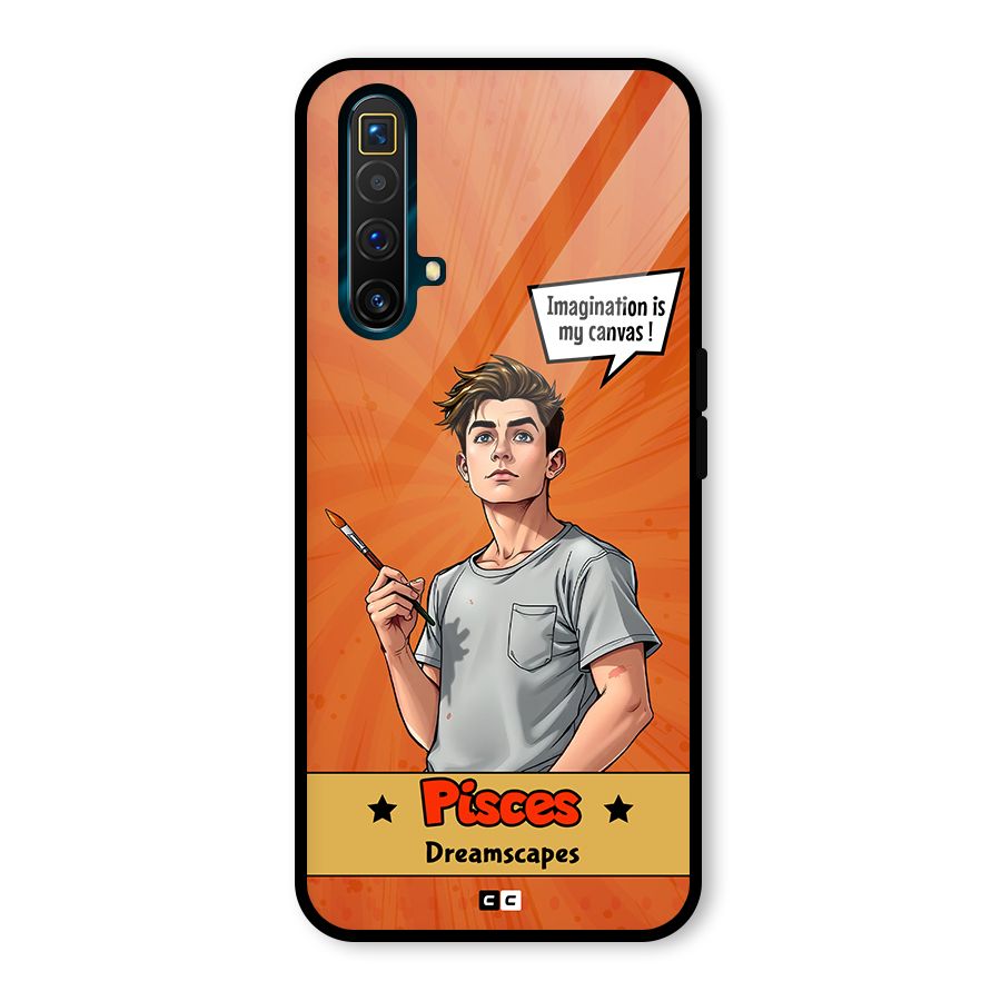 Pisces Dreamer Glass Back Case for Realme X3