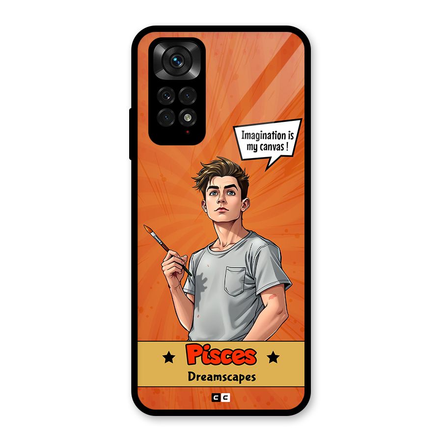 Pisces Dreamer Glass Back Case for Redmi Note 11S