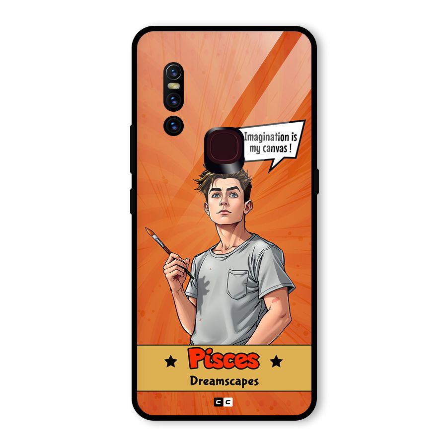 Pisces Dreamer Glass Back Case for Vivo V15