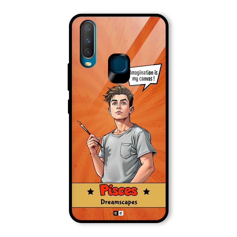 Pisces Dreamer Glass Back Case for Vivo Y15
