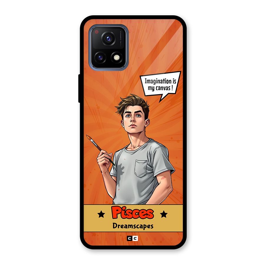 Pisces Dreamer Glass Back Case for Vivo Y72 5G