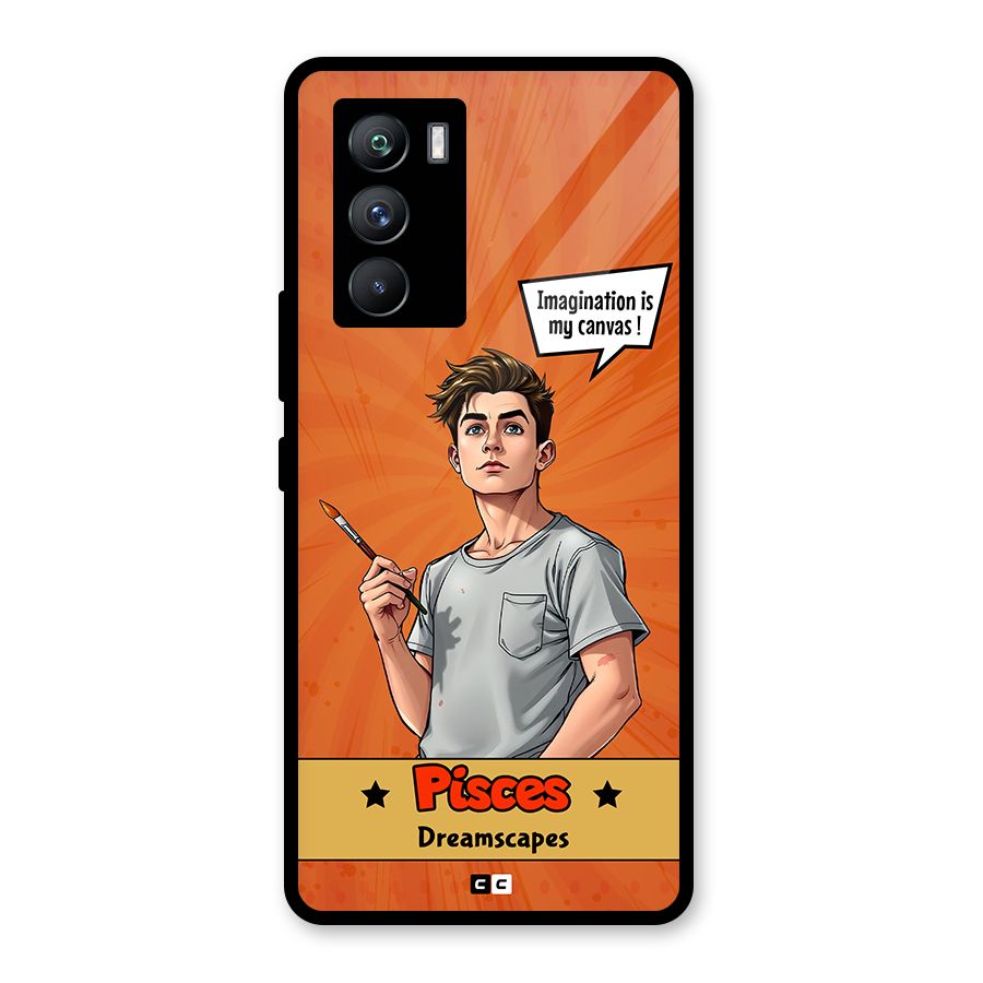 Pisces Dreamer Glass Back Case for Vivo iQOO 9 SE
