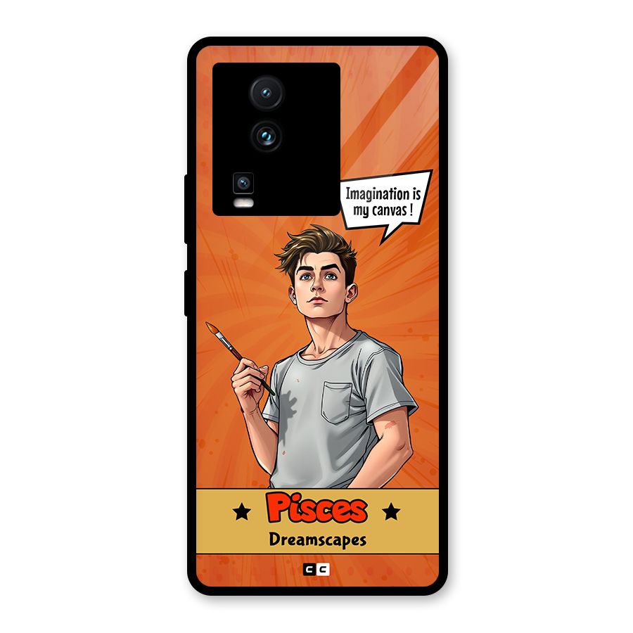 Pisces Dreamer Glass Back Case for Vivo iQOO Neo 7 Pro