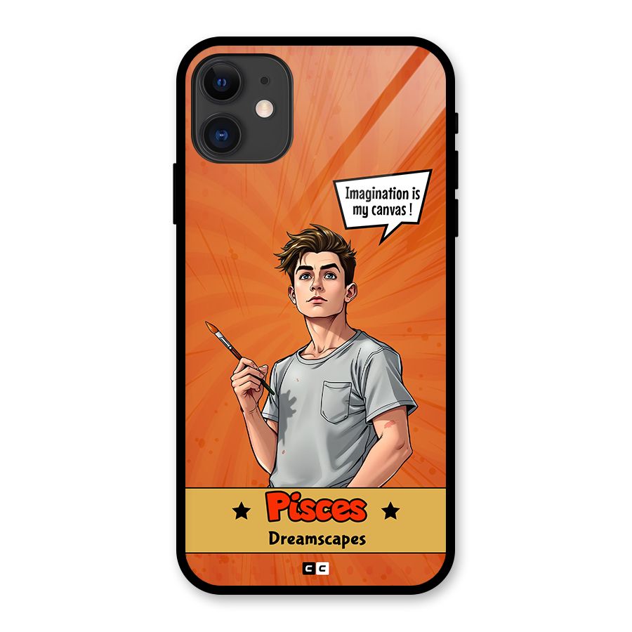 Pisces Dreamer Glass Back Case for iPhone 11