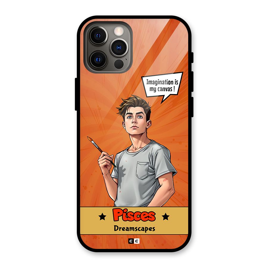 Pisces Dreamer Glass Back Case for iPhone 12 Pro