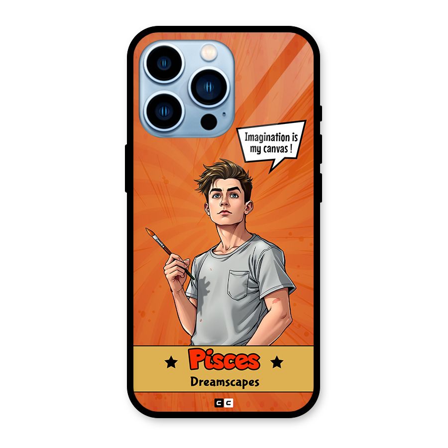 Pisces Dreamer Glass Back Case for iPhone 13 Pro