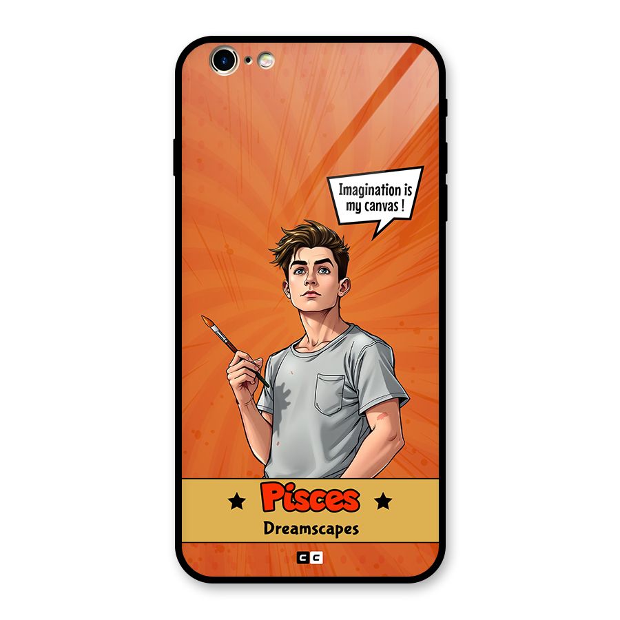 Pisces Dreamer Glass Back Case for iPhone 6 Plus 6S Plus