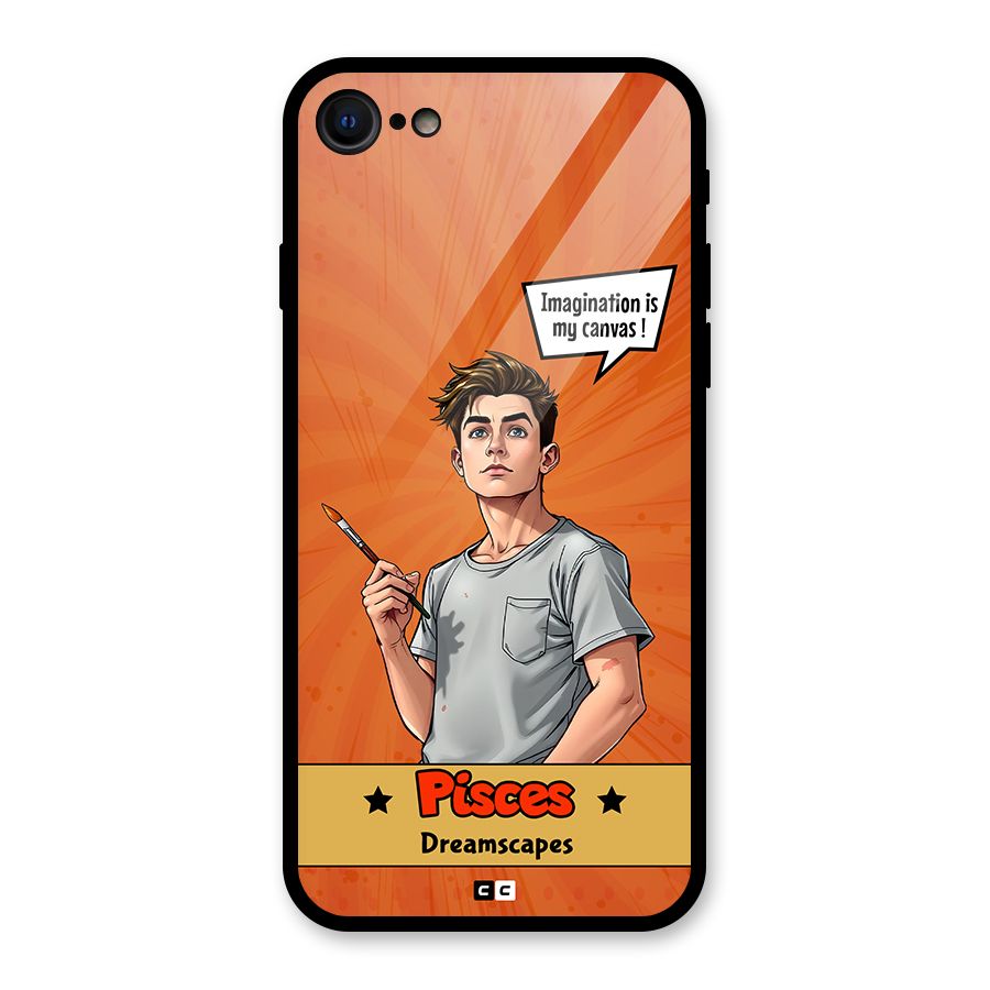 Pisces Dreamer Glass Back Case for iPhone 7