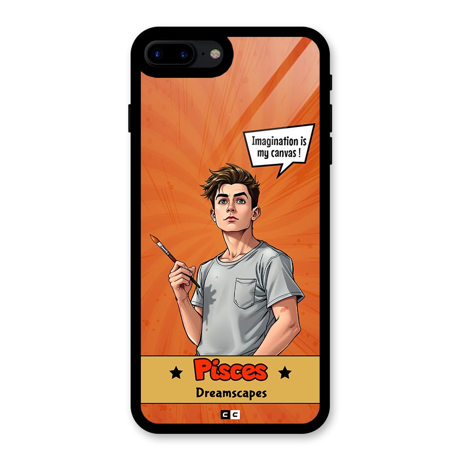 Pisces Dreamer Glass Back Case for iPhone 8 Plus