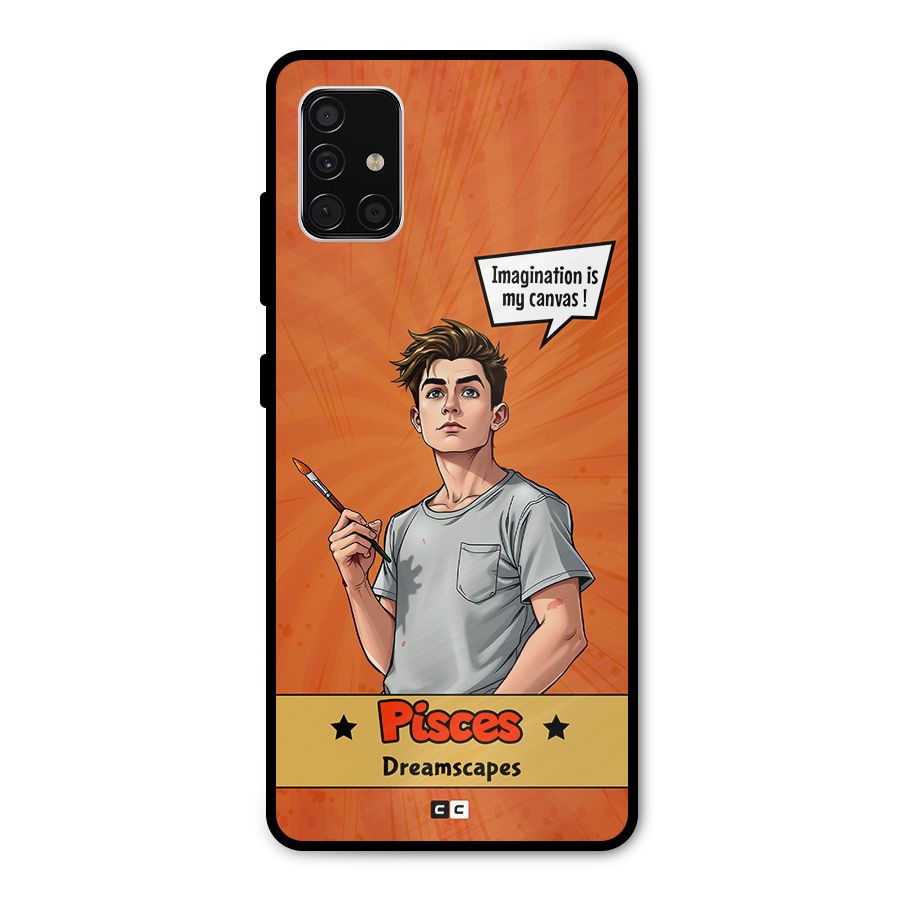 Pisces Dreamer Metal Back Case for Galaxy A51