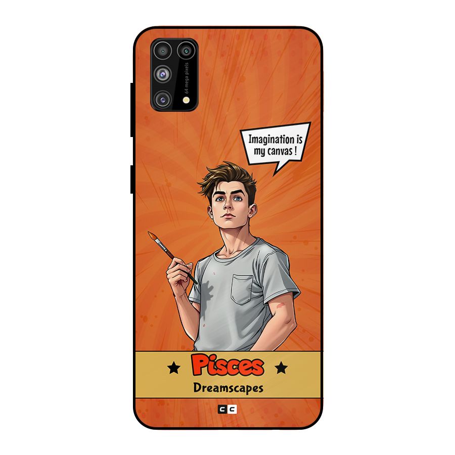 Pisces Dreamer Metal Back Case for Galaxy F41