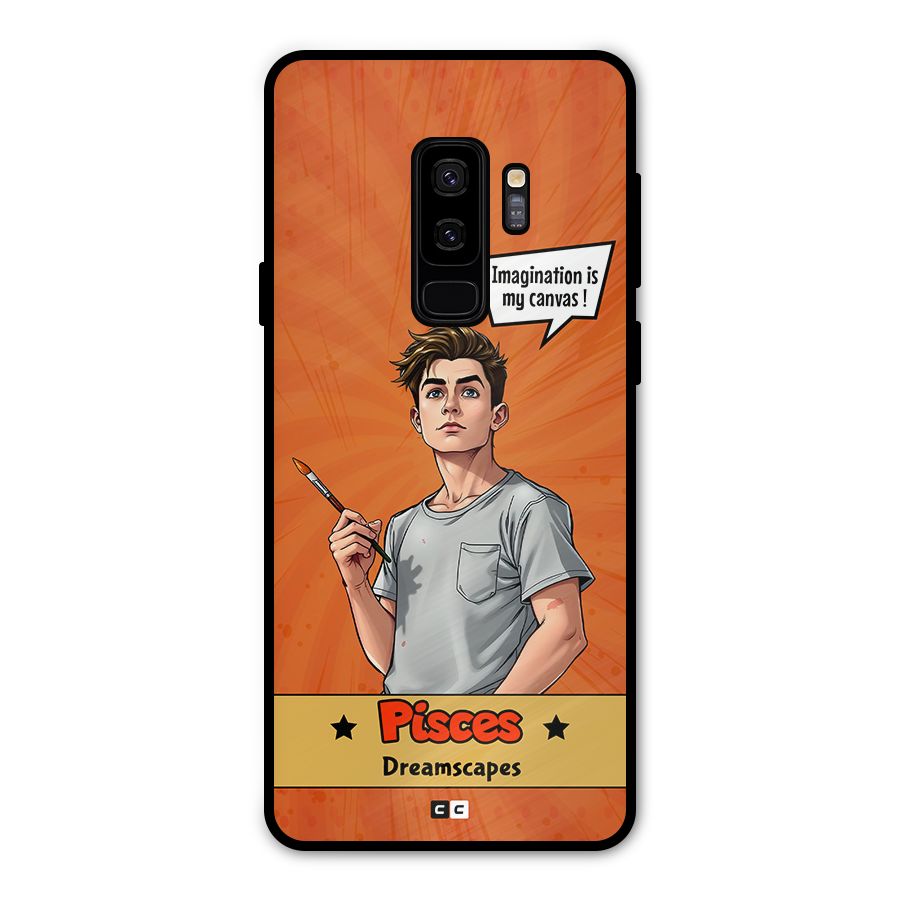 Pisces Dreamer Metal Back Case for Galaxy S9 Plus
