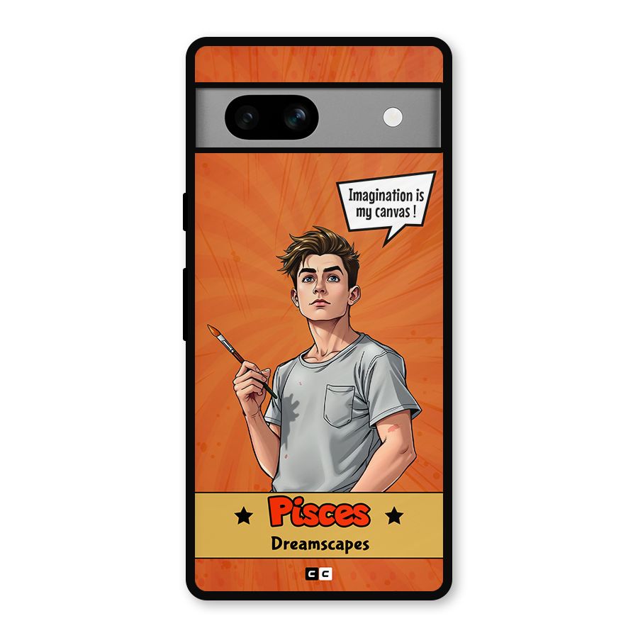 Pisces Dreamer Metal Back Case for Google Pixel 7a