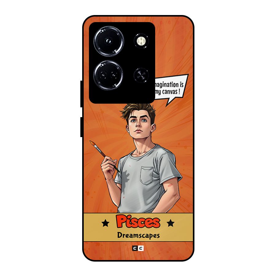 Pisces Dreamer Metal Back Case for Infinix Note 30 5G