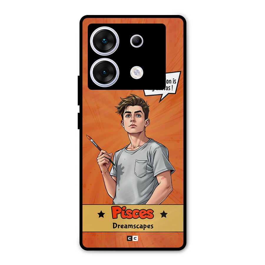 Pisces Dreamer Metal Back Case for Infinix Zero 30 5G