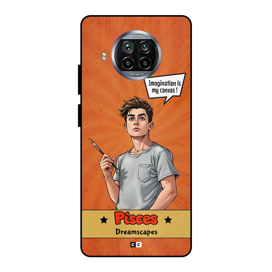 Pisces Dreamer Metal Back Case for Mi 10i