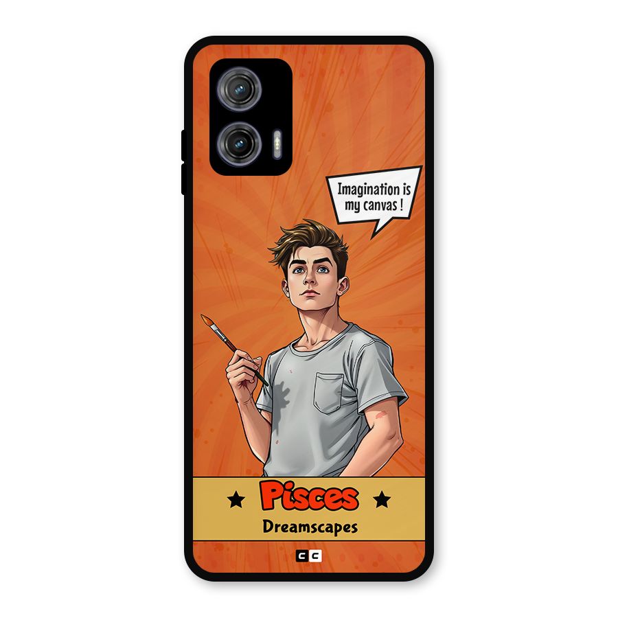 Pisces Dreamer Metal Back Case for Moto G73