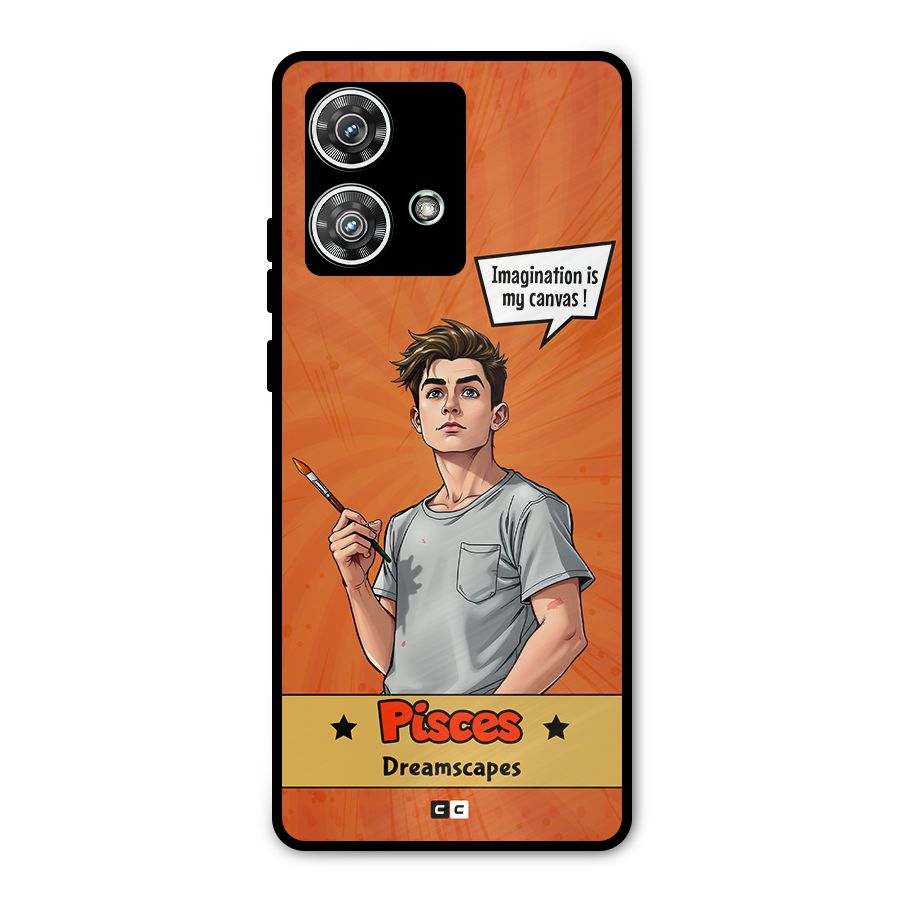 Pisces Dreamer Metal Back Case for Motorola Edge 40 Neo