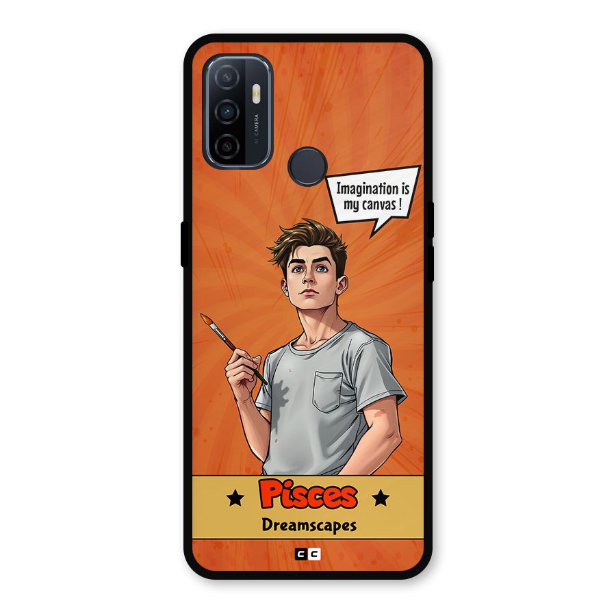 Pisces Dreamer Metal Back Case for Oppo A53