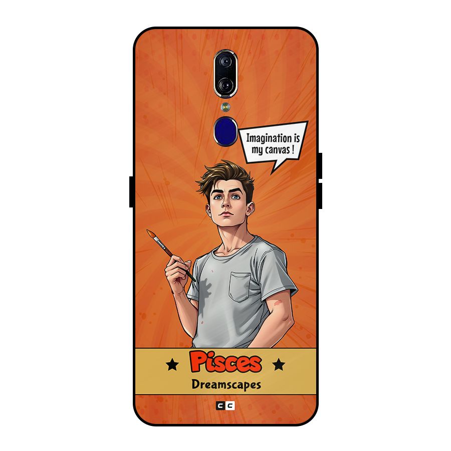 Pisces Dreamer Metal Back Case for Oppo F11