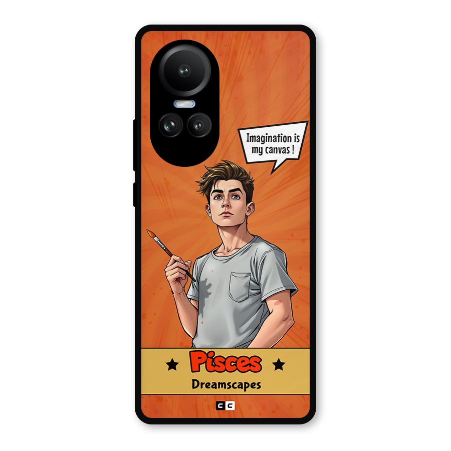 Pisces Dreamer Metal Back Case for Oppo Reno10 Pro