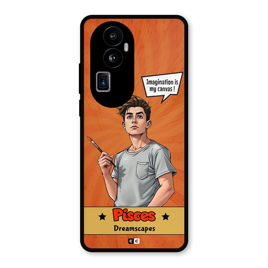 Pisces Dreamer Metal Back Case for Oppo Reno10 Pro Plus