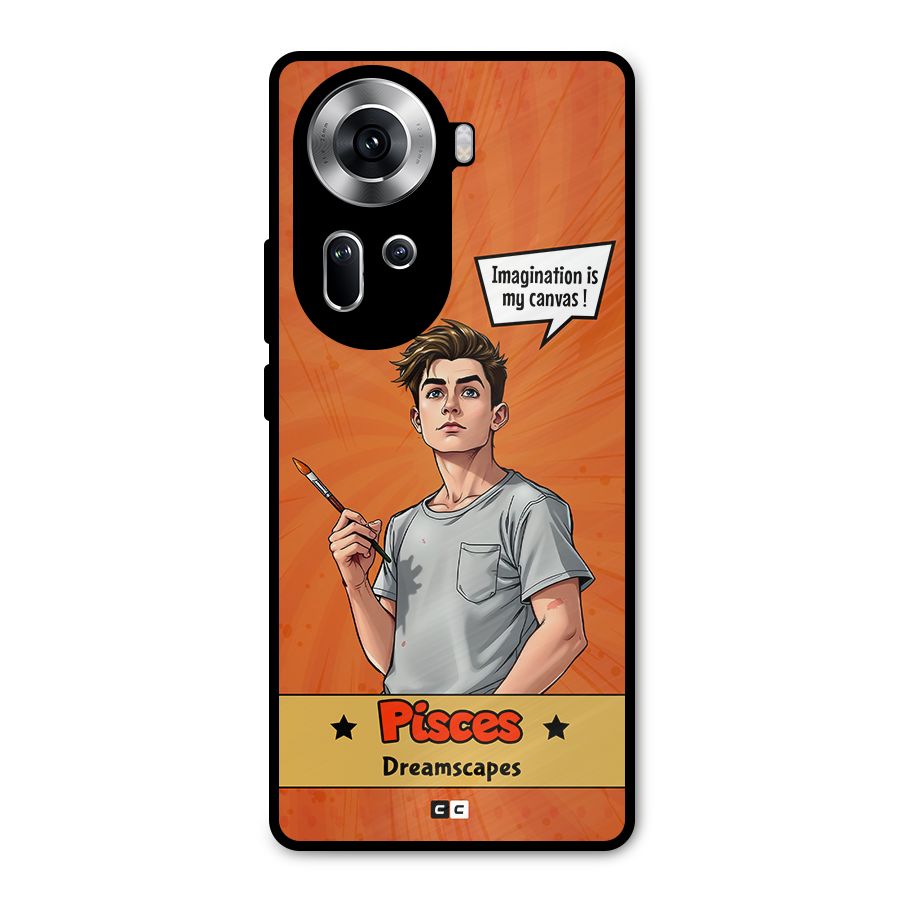 Pisces Dreamer Metal Back Case for Oppo Reno11 5G
