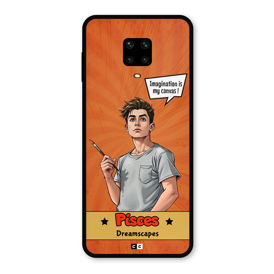 Pisces Dreamer Metal Back Case for Poco M2 Pro